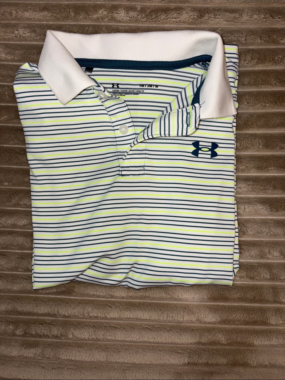 Under Armour boys matchplay polo youth medium